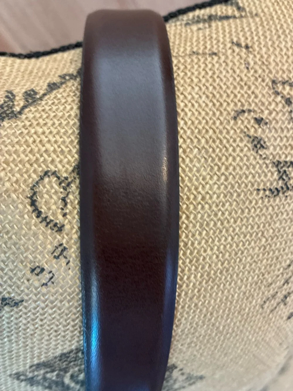 J. Crew Genuine Brown Leather Men’s Belt made in USA heritage preppy classic  40